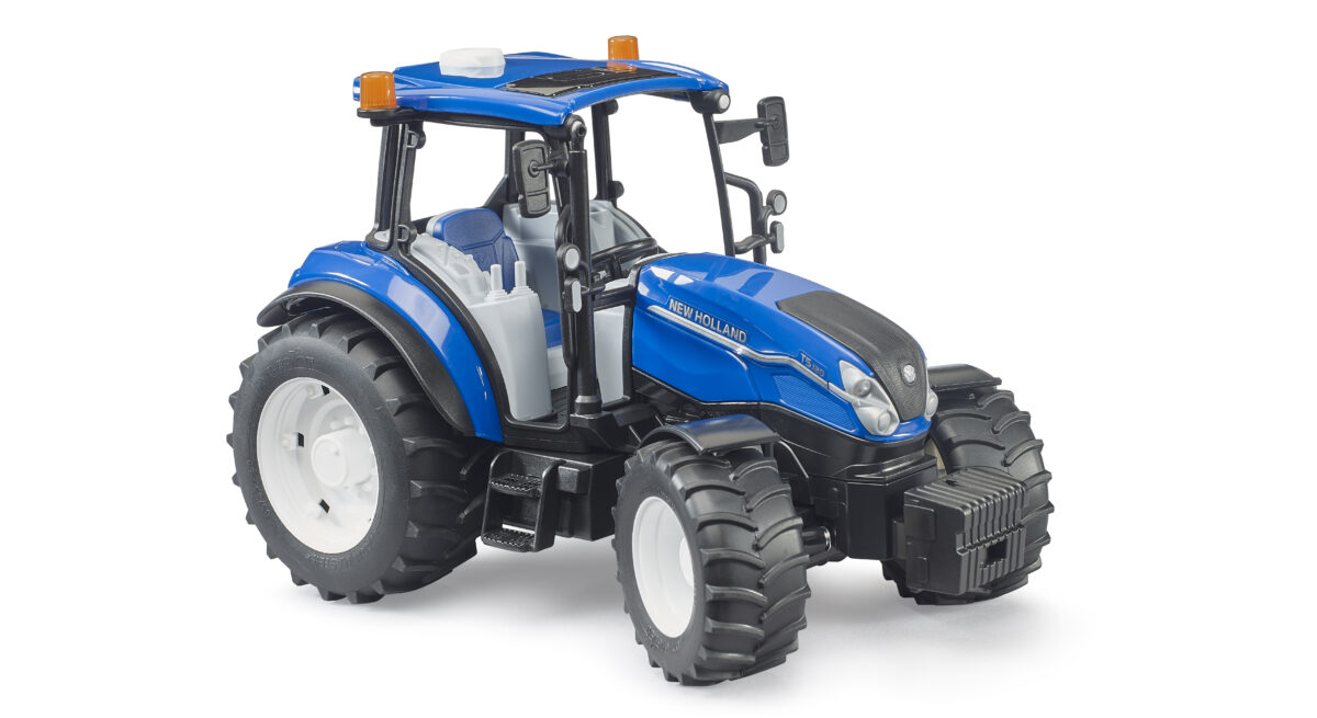 Bruder New Holland T5.120 traktor Erinevad mänguautod - HellyK - Kvaliteetsed lasteriided, villariided, barefoot jalatsid