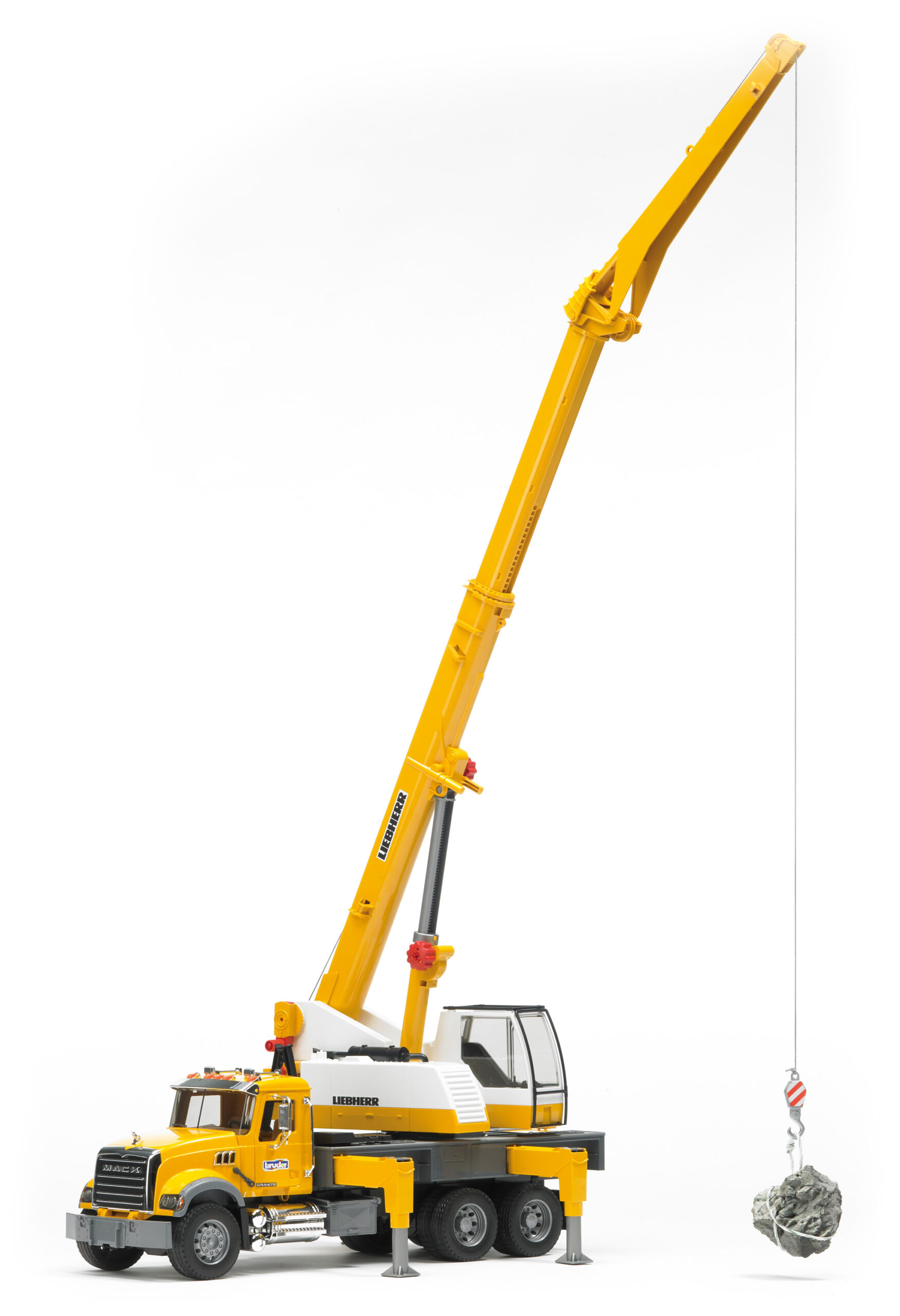 Bruder MACK Granite Liebherr kraanaveok Erinevad mänguautod - HellyK - Kvaliteetsed lasteriided, villariided, barefoot jalatsid