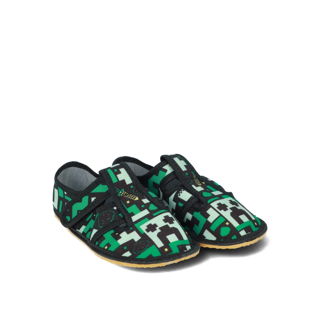 Crave sisejalats, cubes Laste barefoot-jalatsid - HellyK - Kvaliteetsed lasteriided, villariided, barefoot jalatsid
