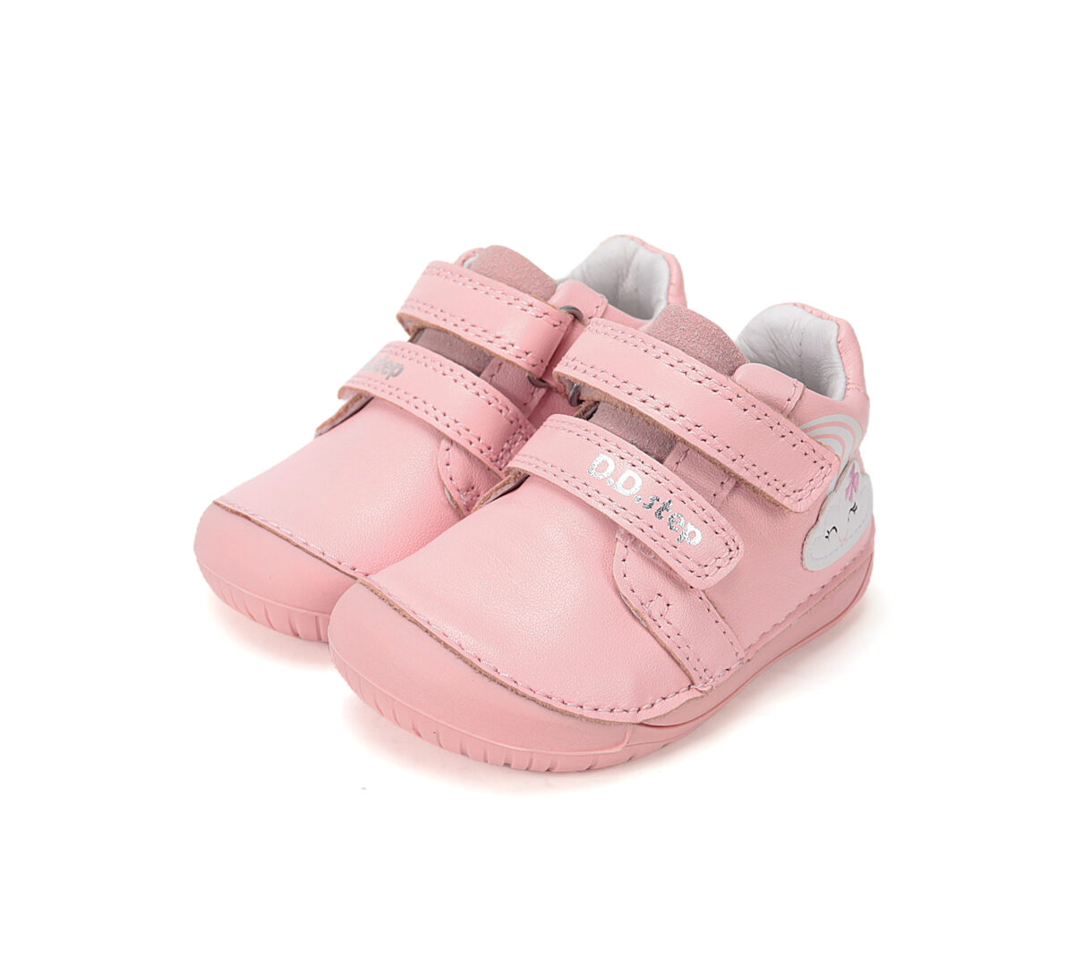 D.D.Step päikese käes värvi muutva pildiga nahast tossud, baby pink D.D.Step päikese käes värvi muutva pildiga nahast tossud, baby pink D.D.Step - HellyK - Kvaliteetsed lasteriided, villariided, barefoot jalatsid
