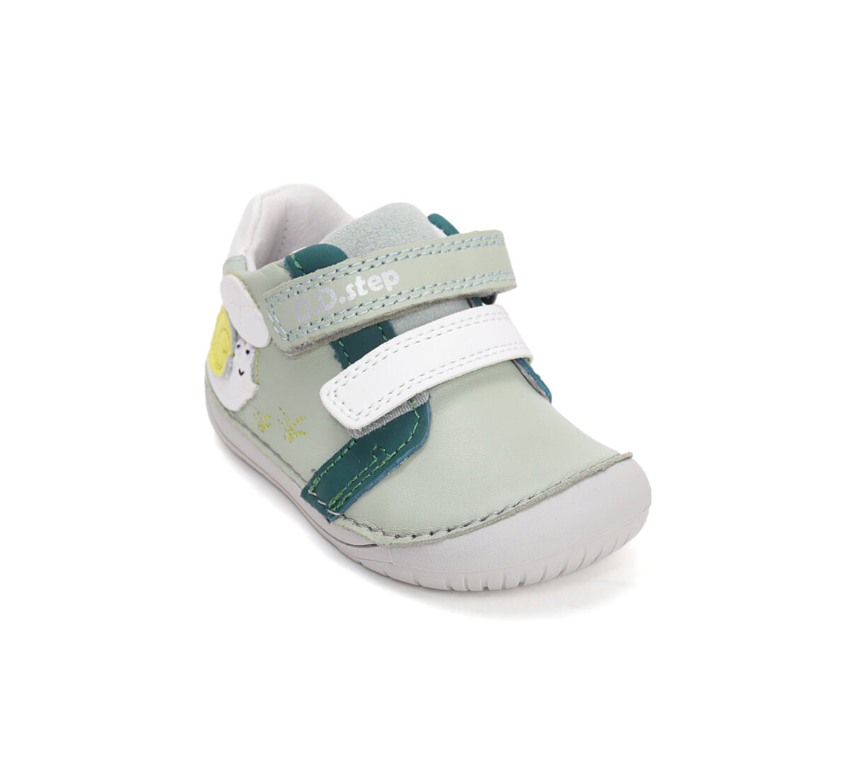 D.D.Step päikese käes värvi muutva pildiga nahast tossud, mocha D.D.Step - HellyK - Kvaliteetsed lasteriided, villariided, barefoot jalatsid