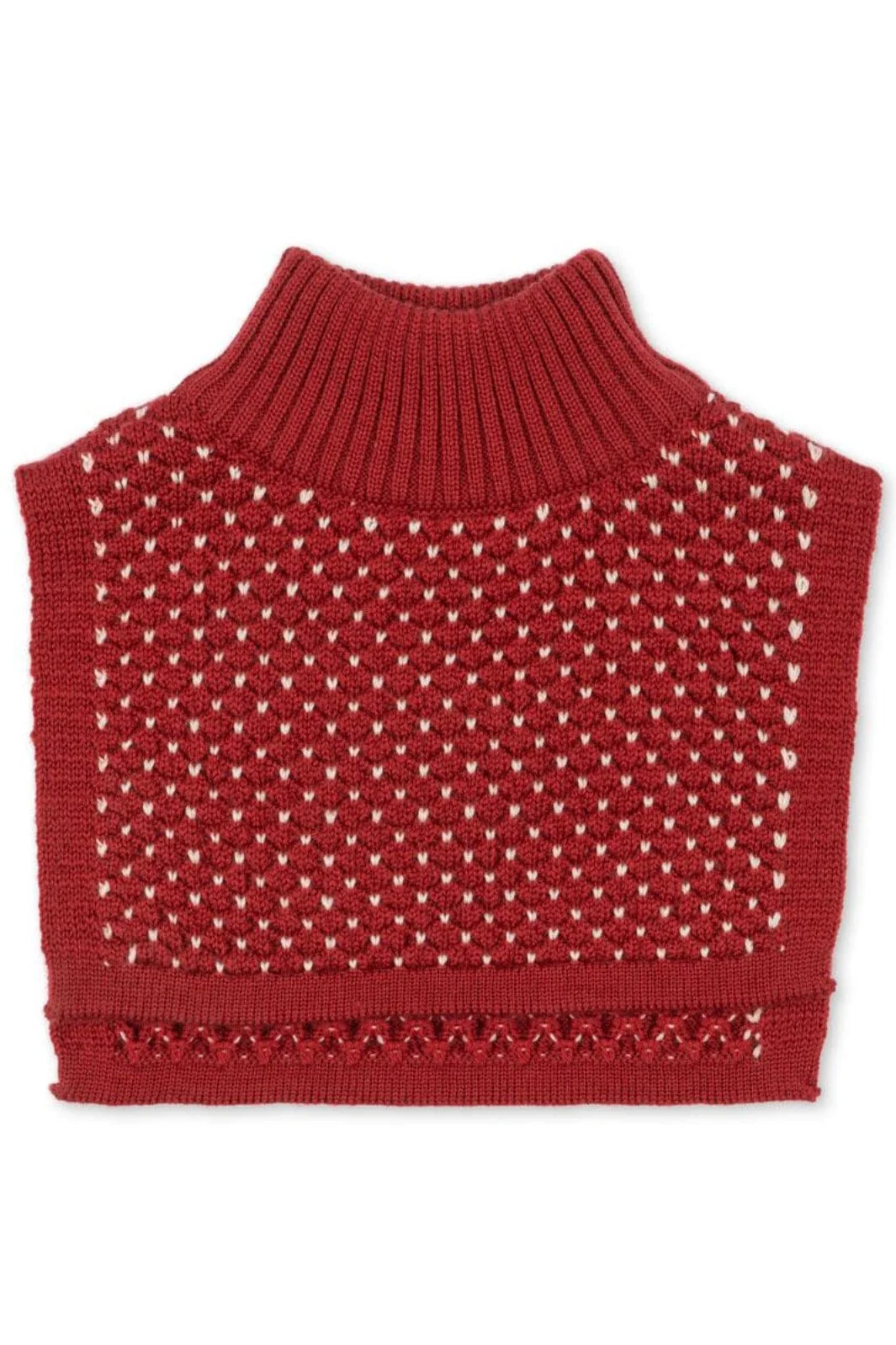 Konges Slojd meriinovillane maasikamüts, true red Villariided - HellyK - Kvaliteetsed lasteriided, villariided, barefoot jalatsid