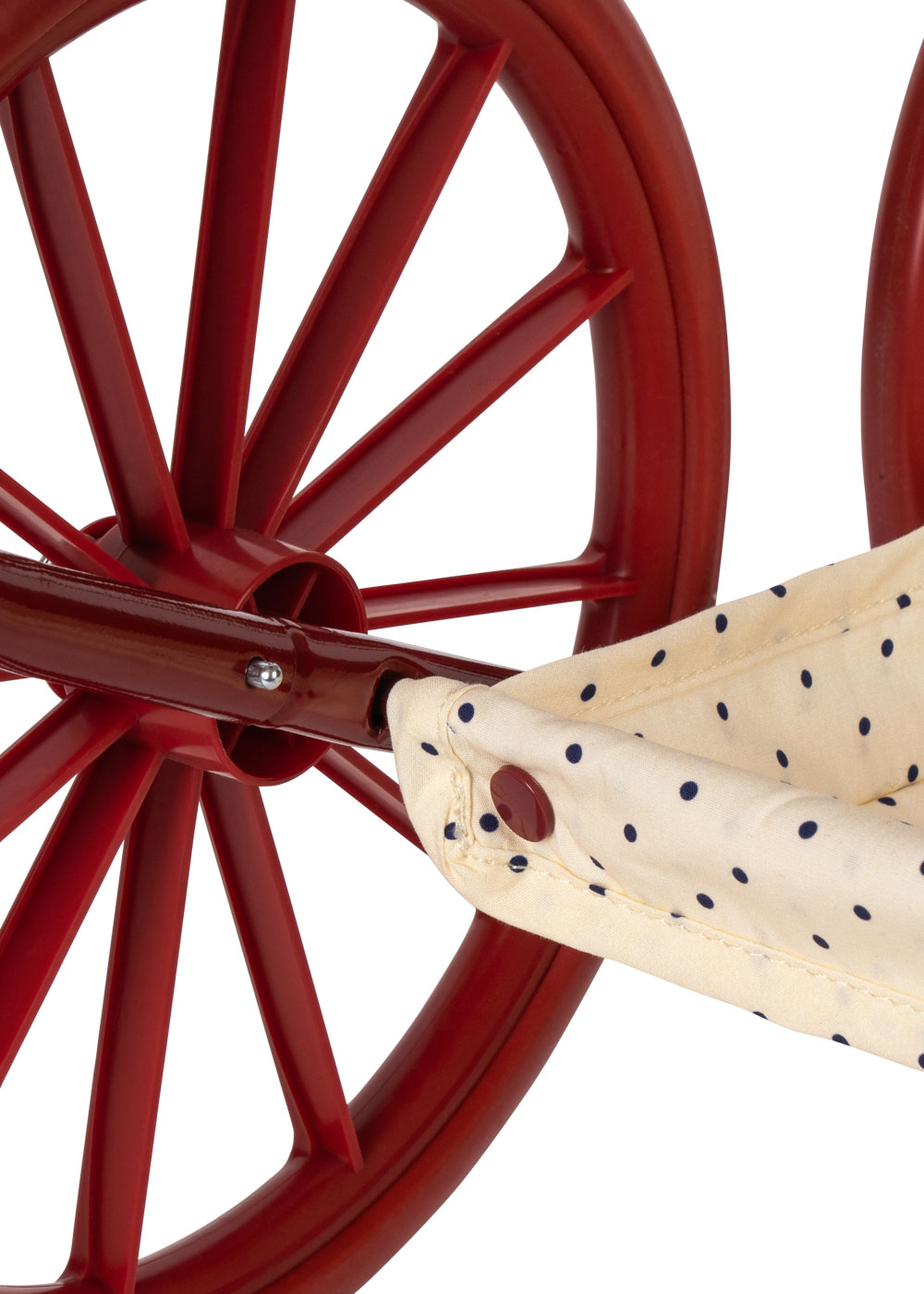 Konges Slojd Vintage stiilis nukuvanker Minnie, estate dot Konges Slojd Vintage stiilis nukuvanker Minnie, estate dot Mänguasjad - HellyK - Kvaliteetsed lasteriided, villariided, barefoot jalatsid