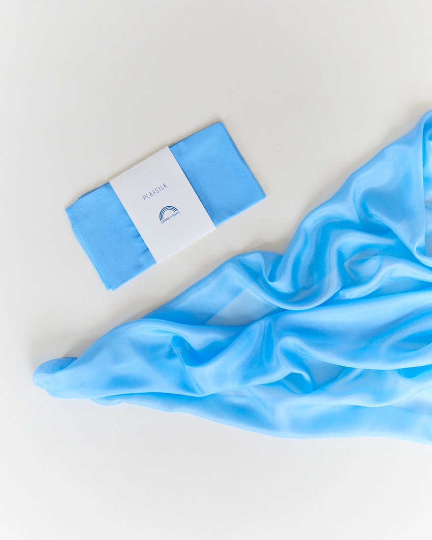 Sarah’s Silks ühevärviline mängusiid, royal blue Mänguasjad - HellyK - Kvaliteetsed lasteriided, villariided, barefoot jalatsid