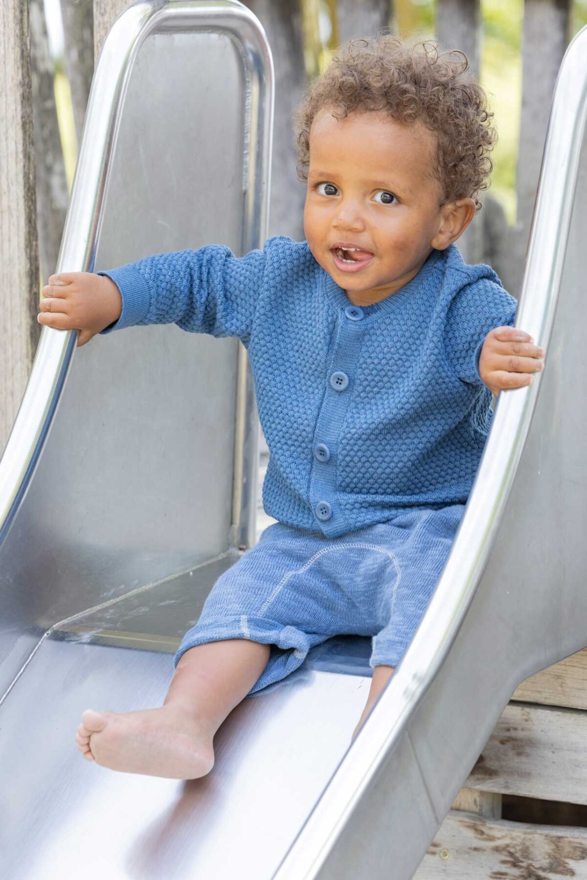 Disana meriinovillane kärjemustriga kardigan, lilac Disana - HellyK - Kvaliteetsed lasteriided, villariided, barefoot jalatsid