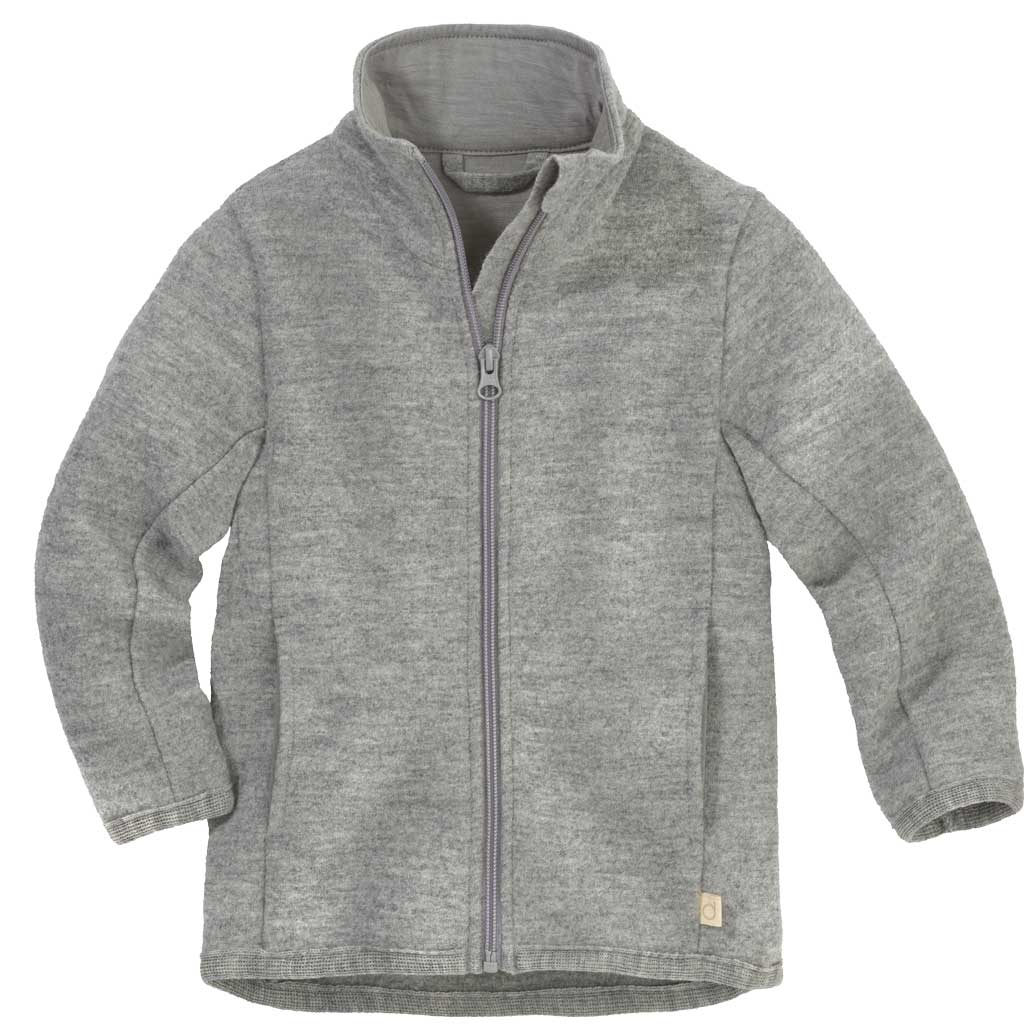 Disana tihedast villakangast lukuga jakk, soft pink Disana - HellyK - Kvaliteetsed lasteriided, villariided, barefoot jalatsid