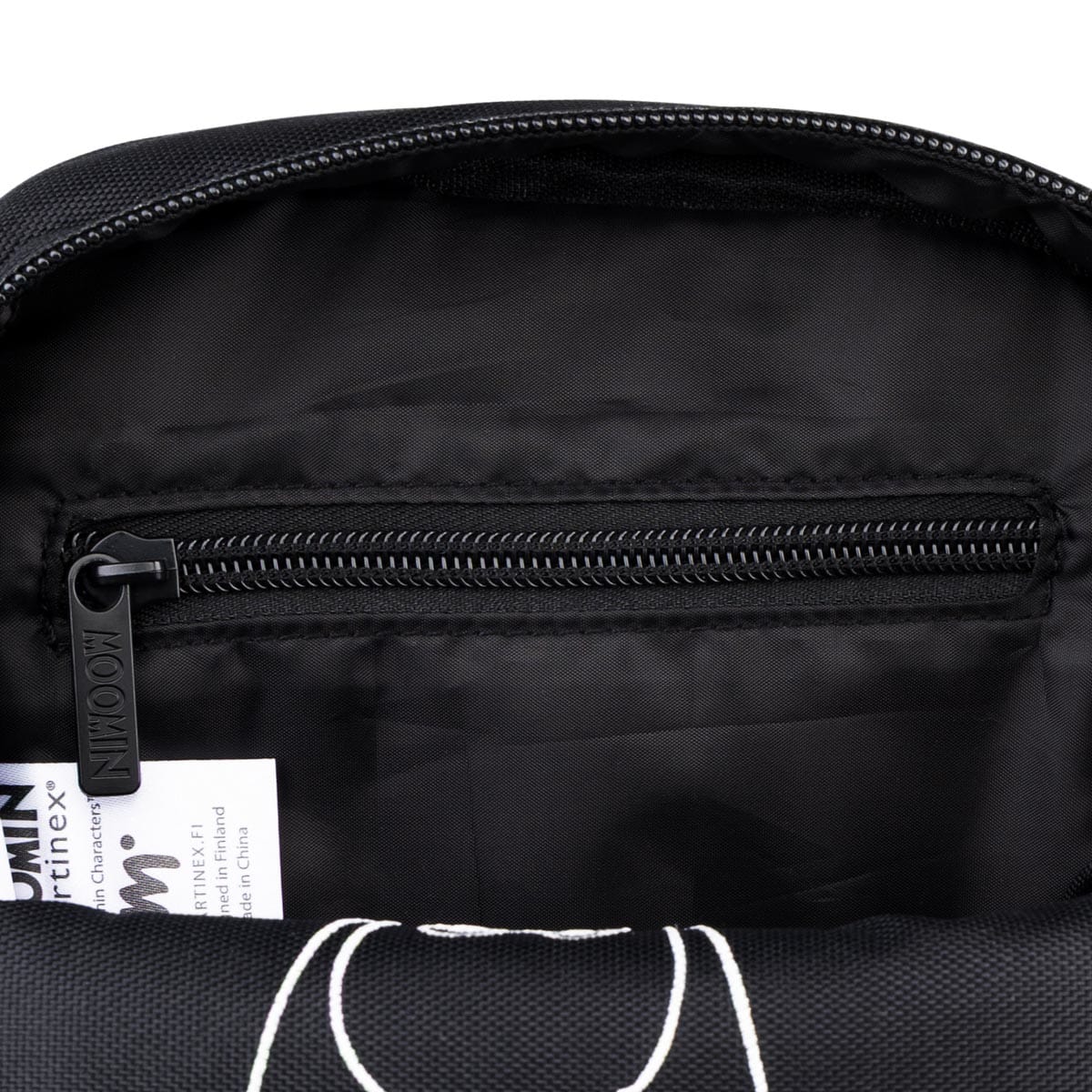 Moomin Vilijonka kott Muumid, black Mänguasjad - HellyK - Kvaliteetsed lasteriided, villariided, barefoot jalatsid