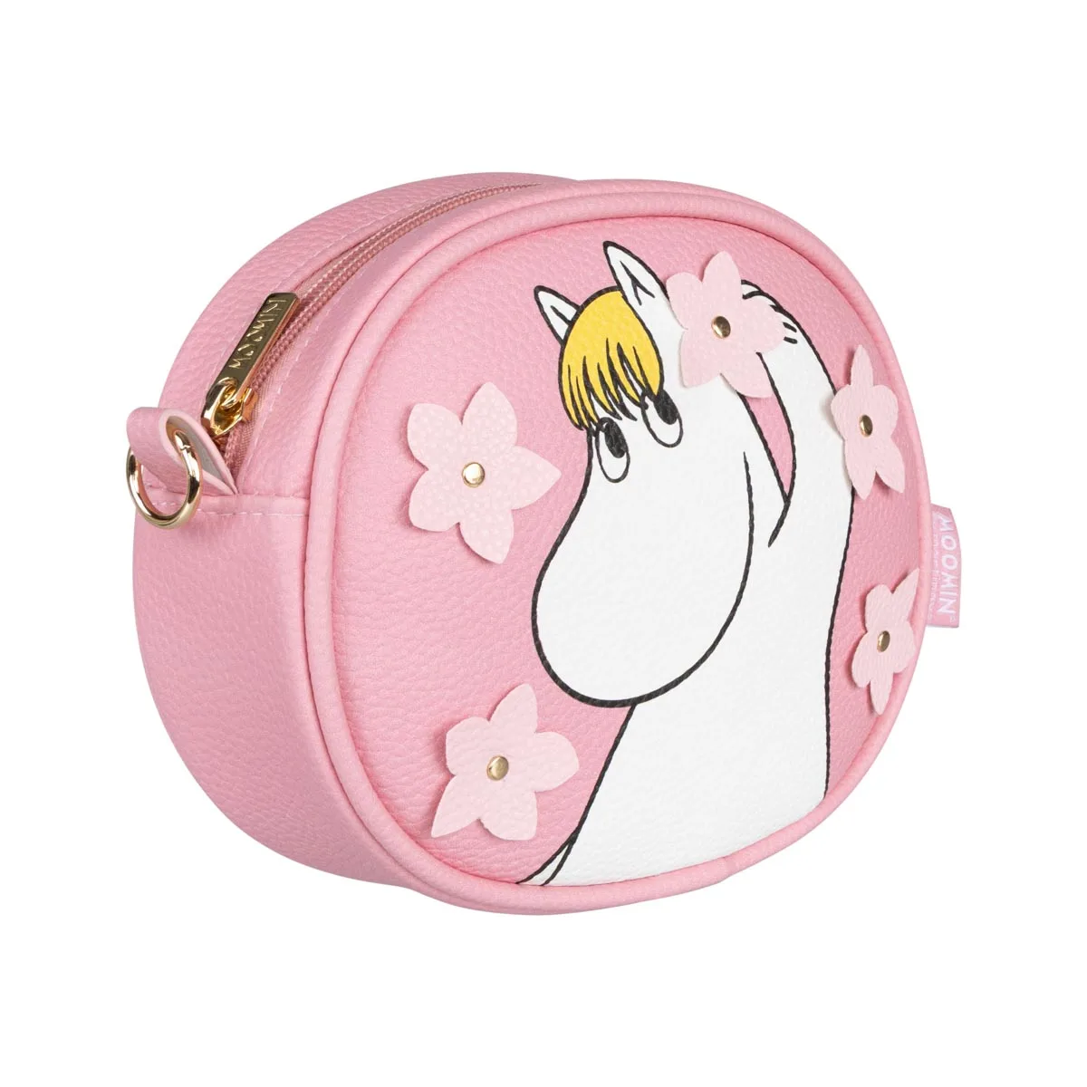 Moomin õlakott Piripiiga, pink Mänguasjad - HellyK - Kvaliteetsed lasteriided, villariided, barefoot jalatsid