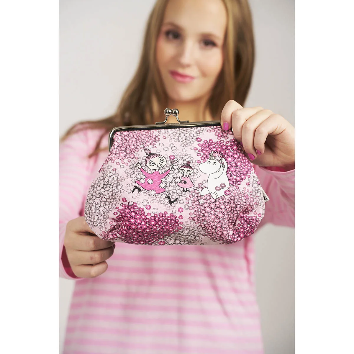 Moomin Emma väike kott Friends, pink Mänguasjad - HellyK - Kvaliteetsed lasteriided, villariided, barefoot jalatsid