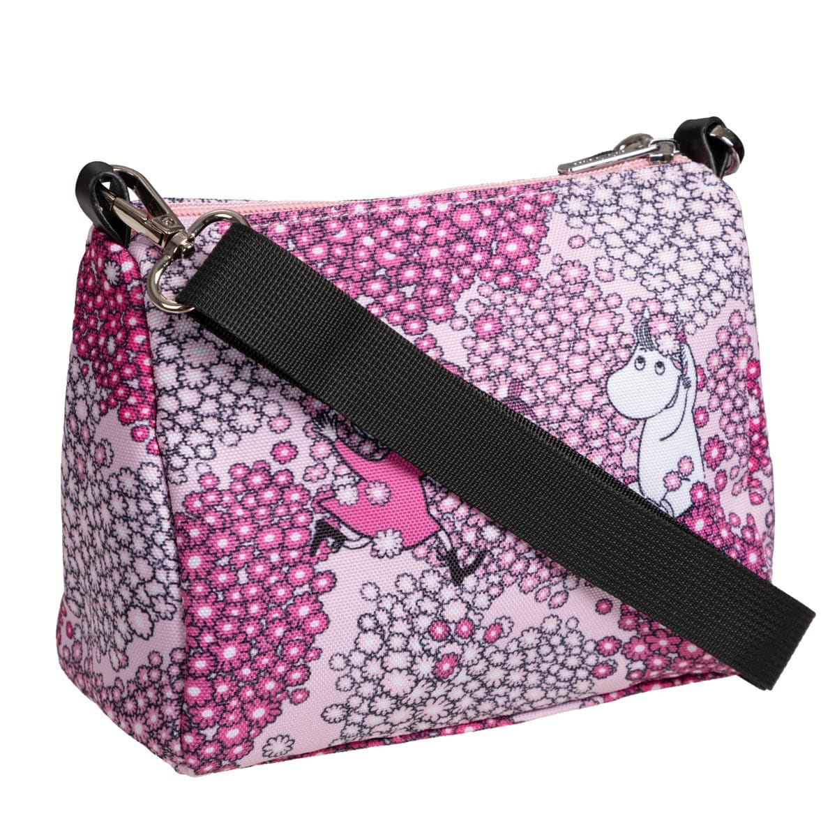 Moomin Lilla õlakott Friends, pink Mänguasjad - HellyK - Kvaliteetsed lasteriided, villariided, barefoot jalatsid