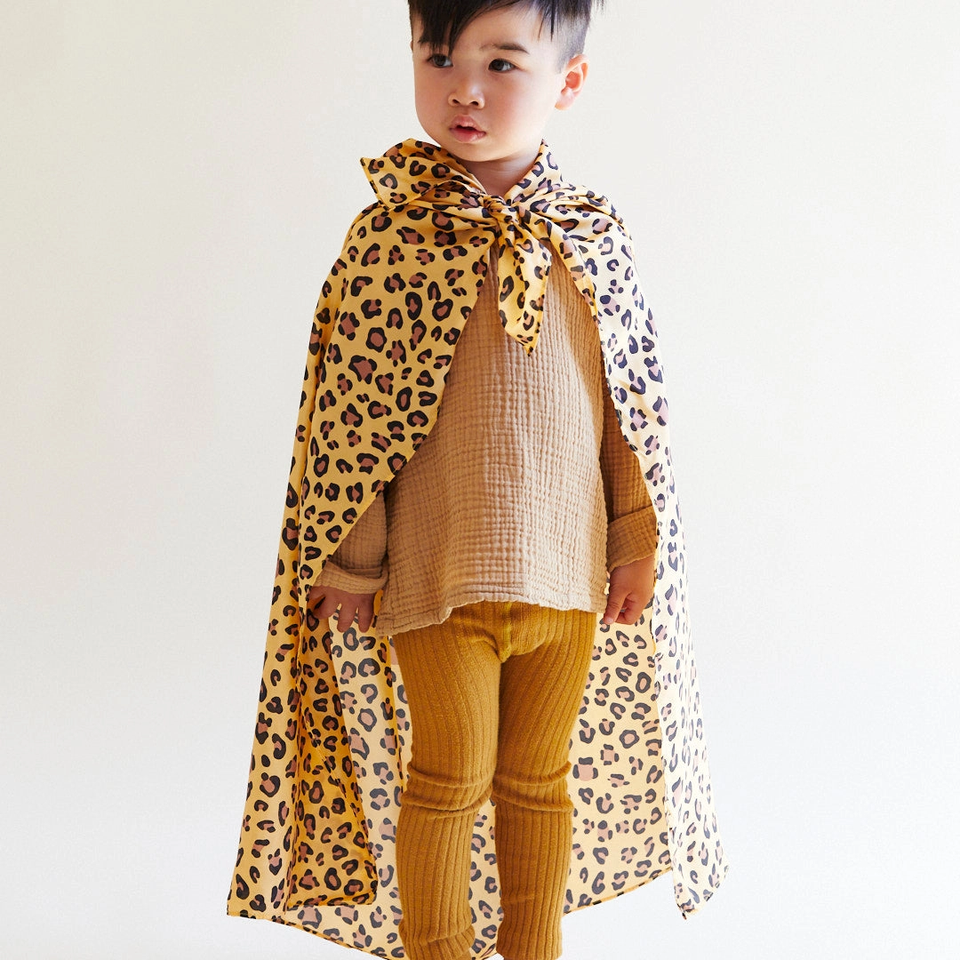 Sarah’s Silks mängusiid, gepard Mänguasjad - HellyK - Kvaliteetsed lasteriided, villariided, barefoot jalatsid