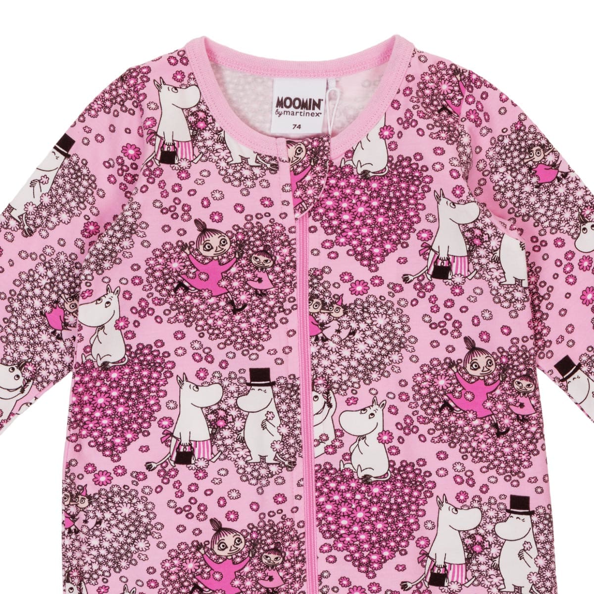 Moomin Friends pidžaama, pink Lasteriided - HellyK - Kvaliteetsed lasteriided, villariided, barefoot jalatsid