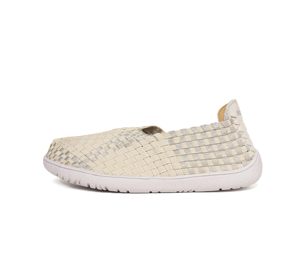 Stitch & Walk vabaajajalanõud, cream Sisejalats/suvi - HellyK - Kvaliteetsed lasteriided, villariided, barefoot jalatsid