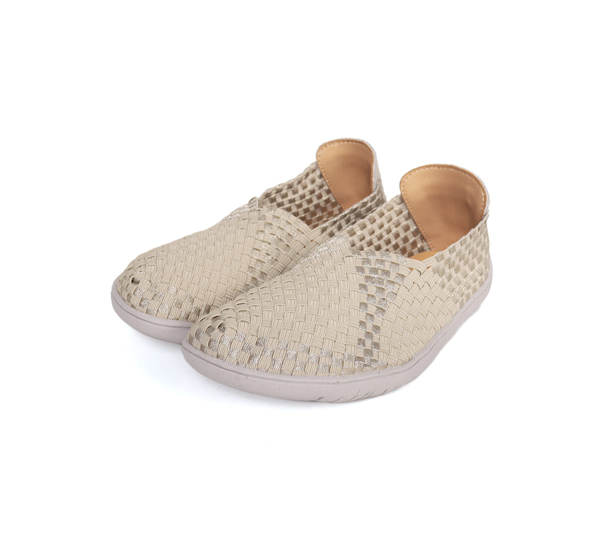 Stitch & Walk vabaajajalanõud, cream Sisejalats/suvi - HellyK - Kvaliteetsed lasteriided, villariided, barefoot jalatsid