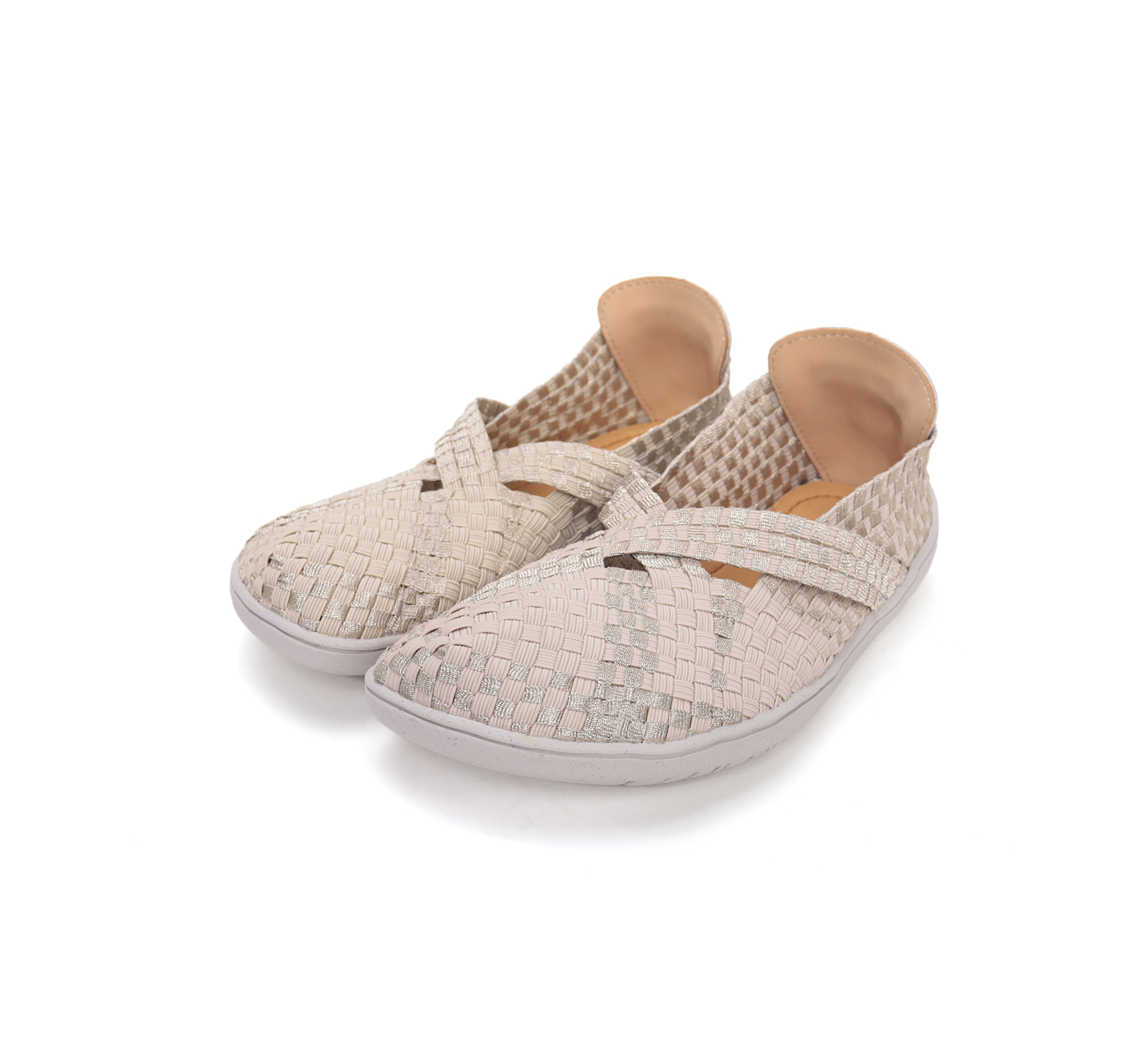 Stitch & Walk vabaajajalanõud, cream Stitch & Walk vabaajajalanõud, cream Sisejalats/suvi - HellyK - Kvaliteetsed lasteriided, villariided, barefoot jalatsid