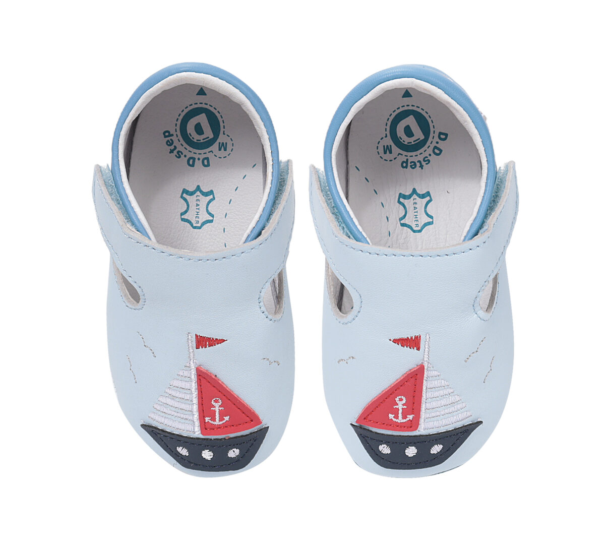 D.D step nahast papud, aero blue D.D step nahast papud, aero blue D.D.Step - HellyK - Kvaliteetsed lasteriided, villariided, barefoot jalatsid