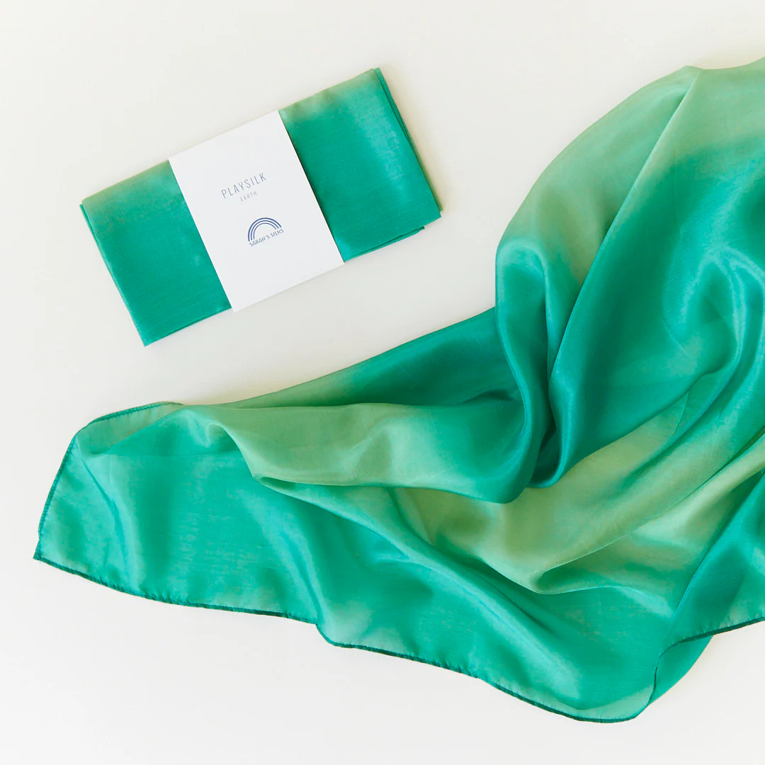 Sarah’s Silks Earth mängusiid, mets Mänguasjad - HellyK - Kvaliteetsed lasteriided, villariided, barefoot jalatsid