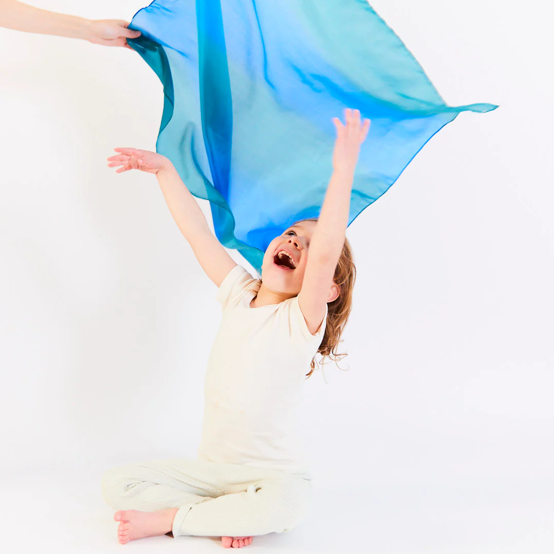 Sarah’s Silks Earth mängusiid, ocean Mänguasjad - HellyK - Kvaliteetsed lasteriided, villariided, barefoot jalatsid