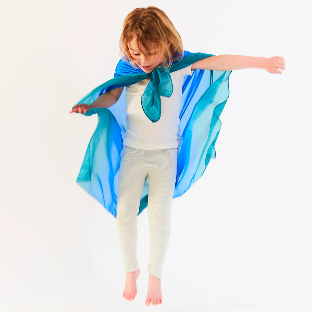 Sarah’s Silks Earth mängusiid, ocean Mänguasjad - HellyK - Kvaliteetsed lasteriided, villariided, barefoot jalatsid