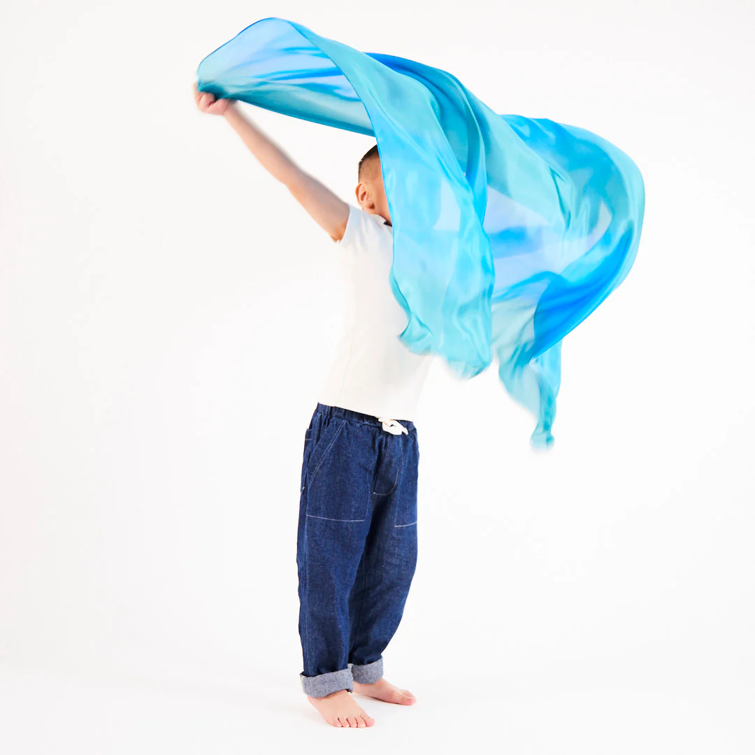 Sarah’s Silks Earth mängusiid, ocean Mänguasjad - HellyK - Kvaliteetsed lasteriided, villariided, barefoot jalatsid