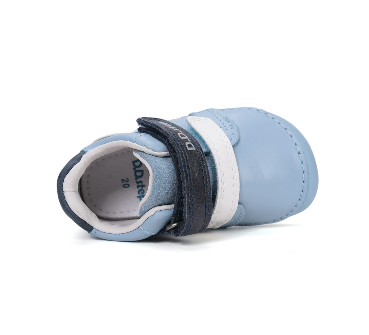 D.D.Step päikese käes värvi muutva pildiga nahast tossud, aero blue D.D.Step päikese käes värvi muutva pildiga nahast tossud, aero blue D.D.Step - HellyK - Kvaliteetsed lasteriided, villariided, barefoot jalatsid