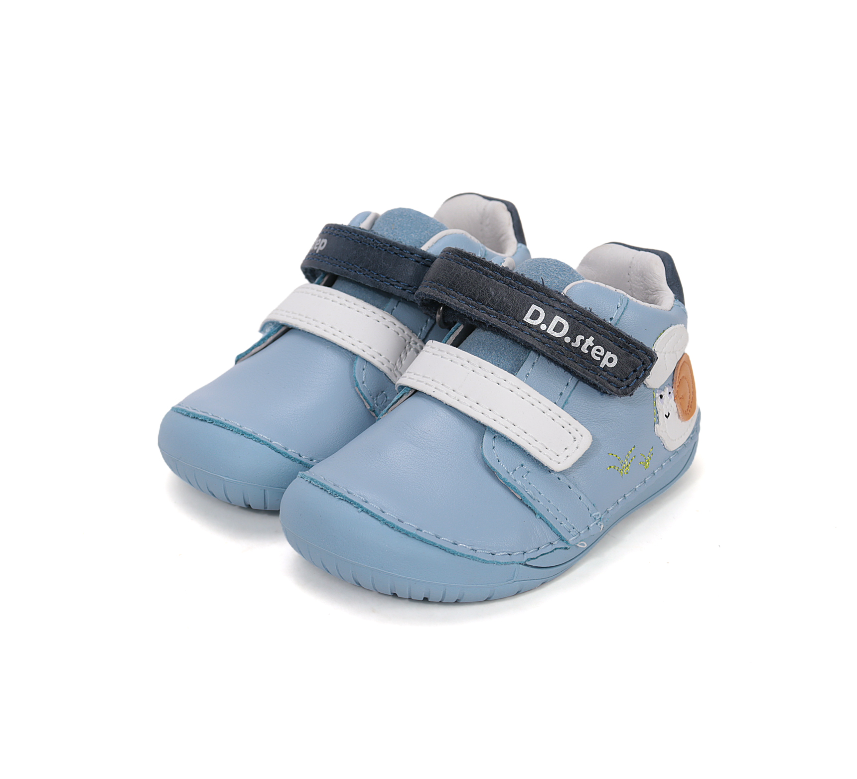D.D.Step nahast tossud, aero blue 063 D.D.Step - HellyK - Kvaliteetsed lasteriided, villariided, barefoot jalatsid