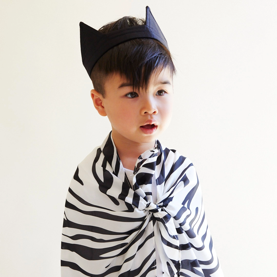 Sarah’s Silks mängusiid, sebra Mänguasjad - HellyK - Kvaliteetsed lasteriided, villariided, barefoot jalatsid