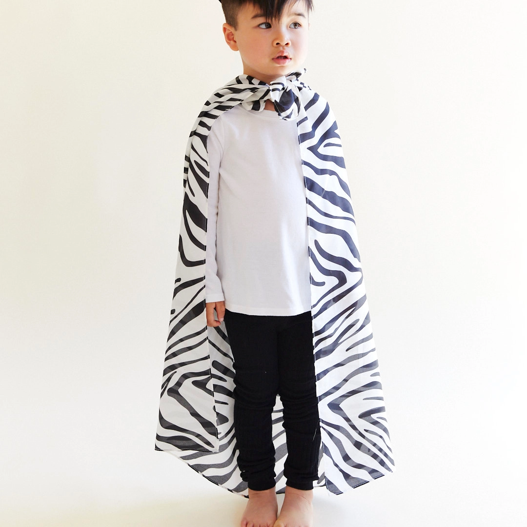 Sarah’s Silks mängusiid, sebra Mänguasjad - HellyK - Kvaliteetsed lasteriided, villariided, barefoot jalatsid