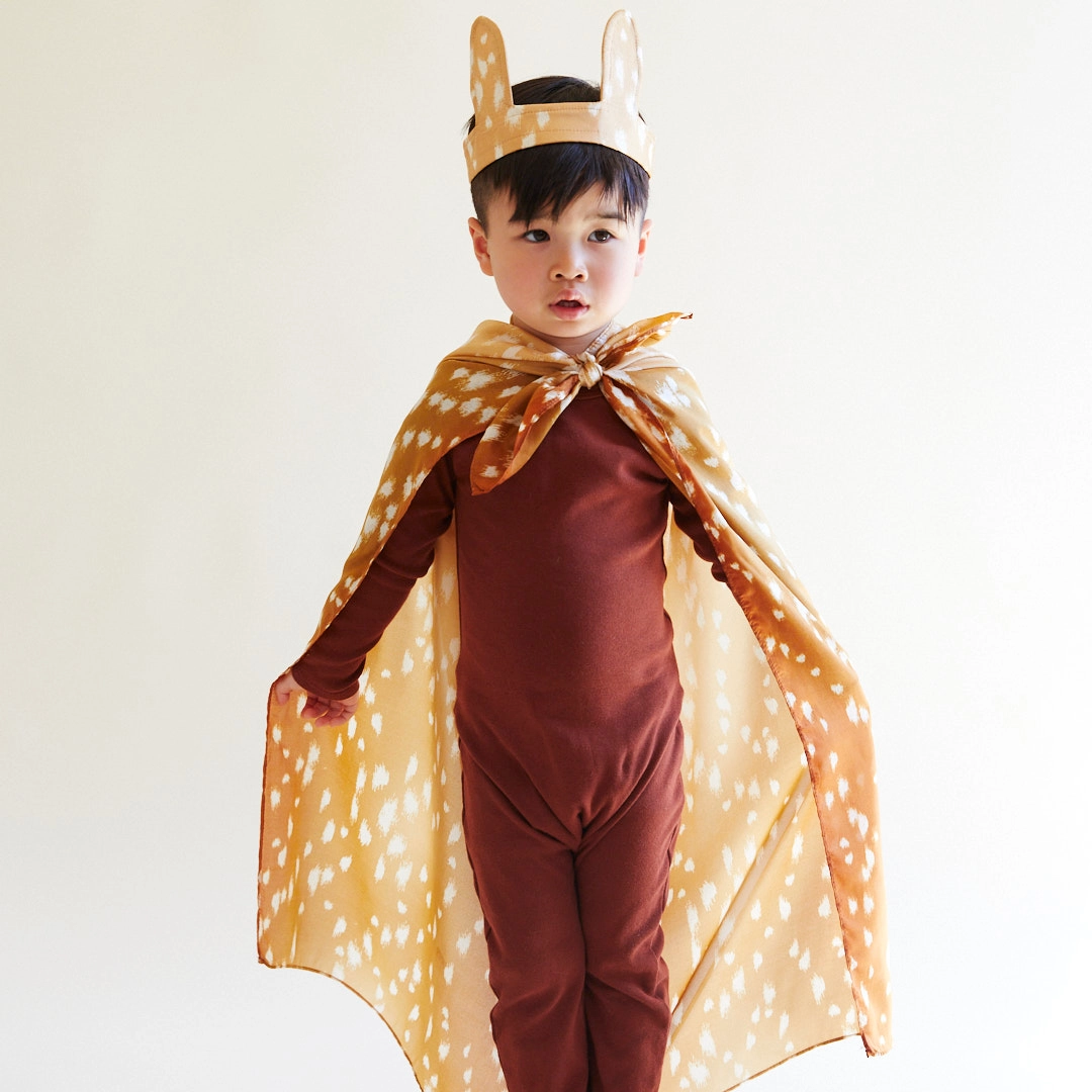 Sarah’s Silks mängusiid, hirvevasikas Mänguasjad - HellyK - Kvaliteetsed lasteriided, villariided, barefoot jalatsid