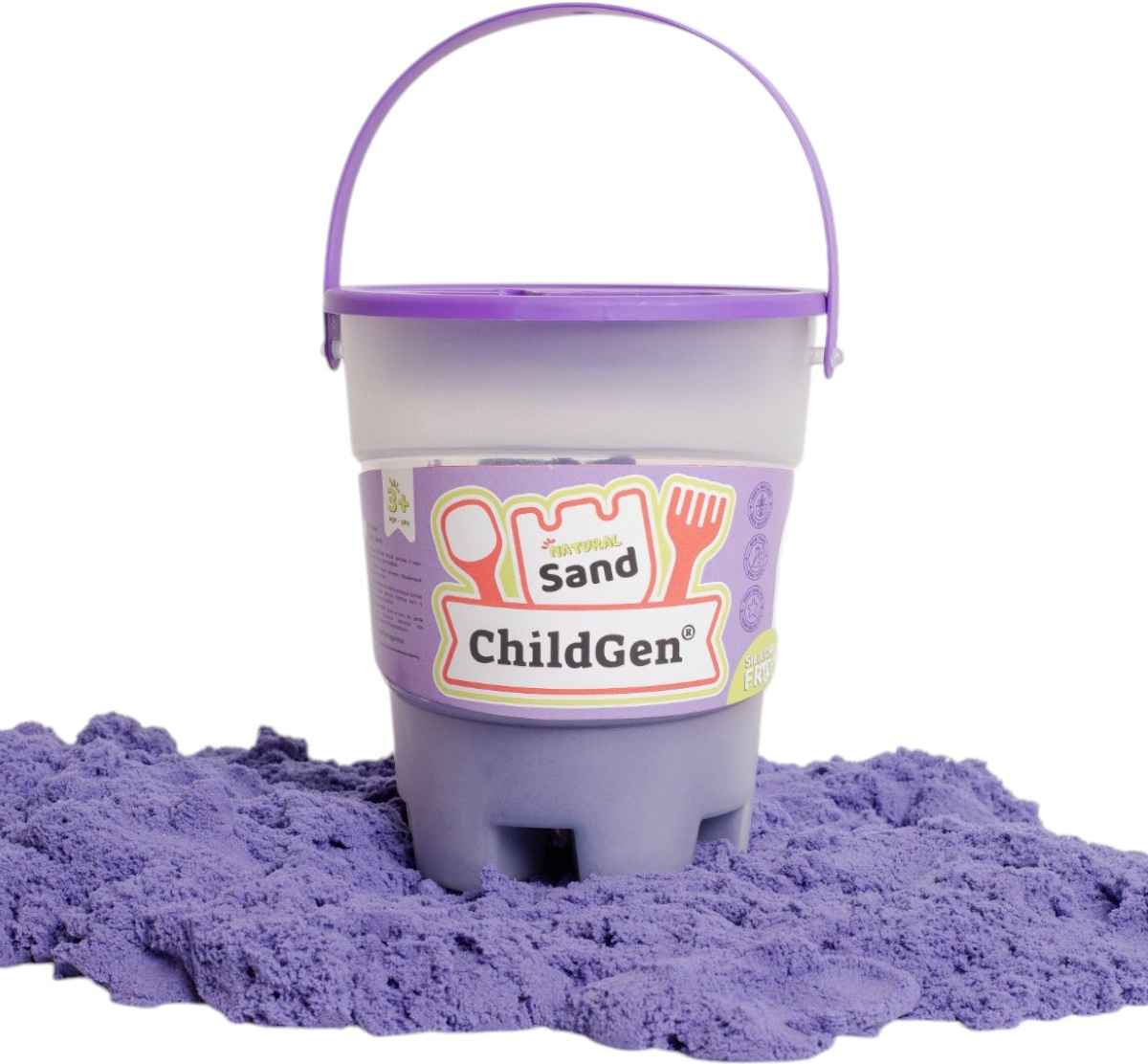 ChildGen Maagiline liiv 500 gr, punane Mänguasjad - HellyK - Kvaliteetsed lasteriided, villariided, barefoot jalatsid