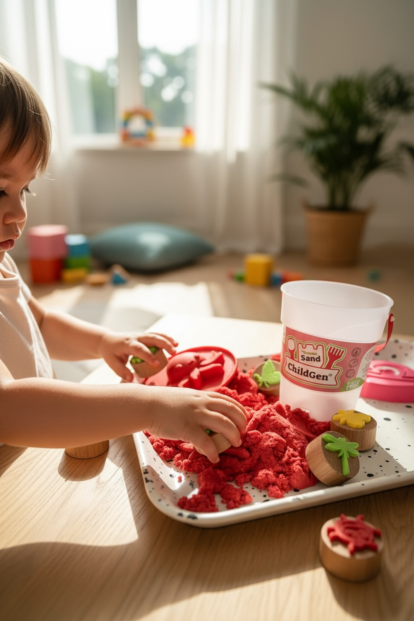 ChildGen Maagiline liiv 907 gr, punane ChildGen Maagiline liiv 907 gr, punane Mänguasjad - HellyK - Kvaliteetsed lasteriided, villariided, barefoot jalatsid