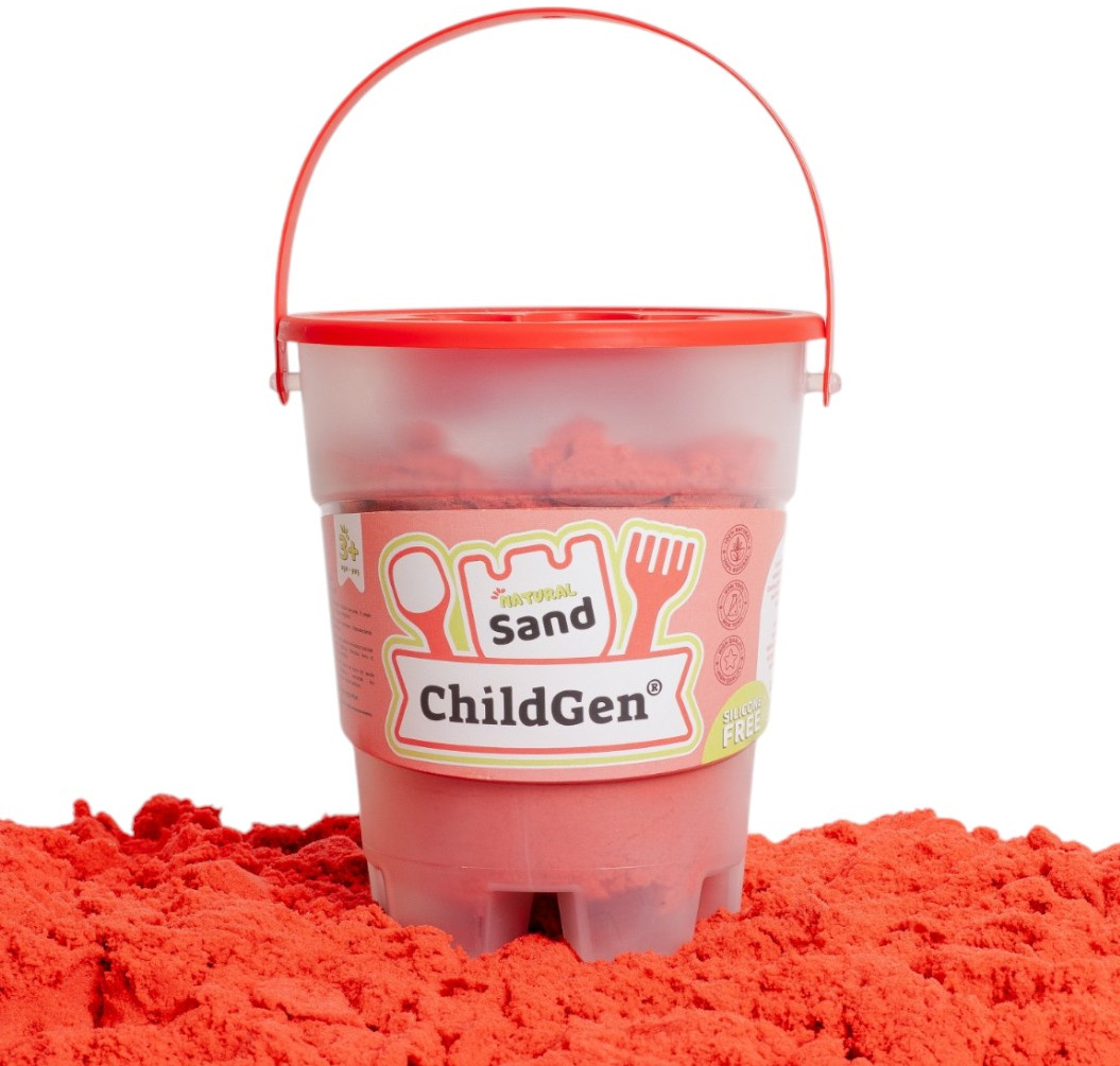 ChildGen Maagiline liiv 907 gr, punane Mänguasjad - HellyK - Kvaliteetsed lasteriided, villariided, barefoot jalatsid