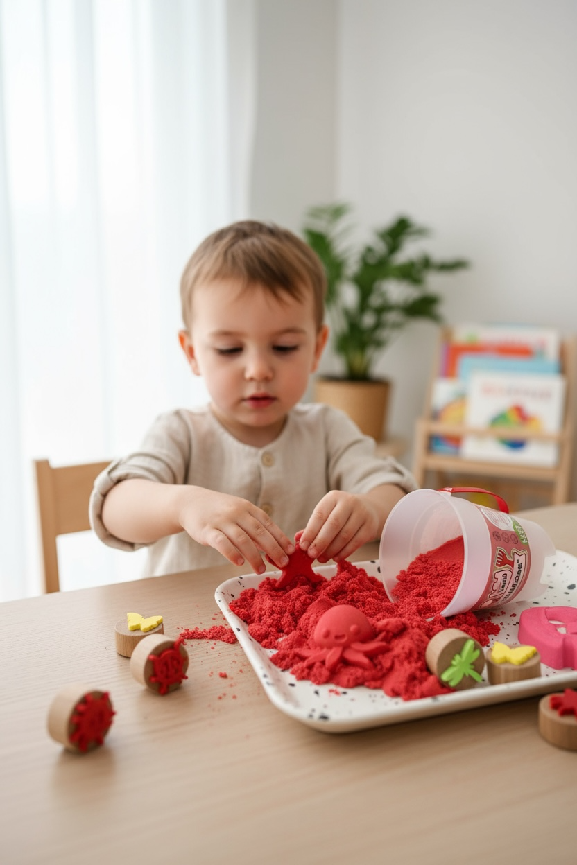 ChildGen Maagiline liiv 907 gr, punane ChildGen Maagiline liiv 907 gr, punane Mänguasjad - HellyK - Kvaliteetsed lasteriided, villariided, barefoot jalatsid