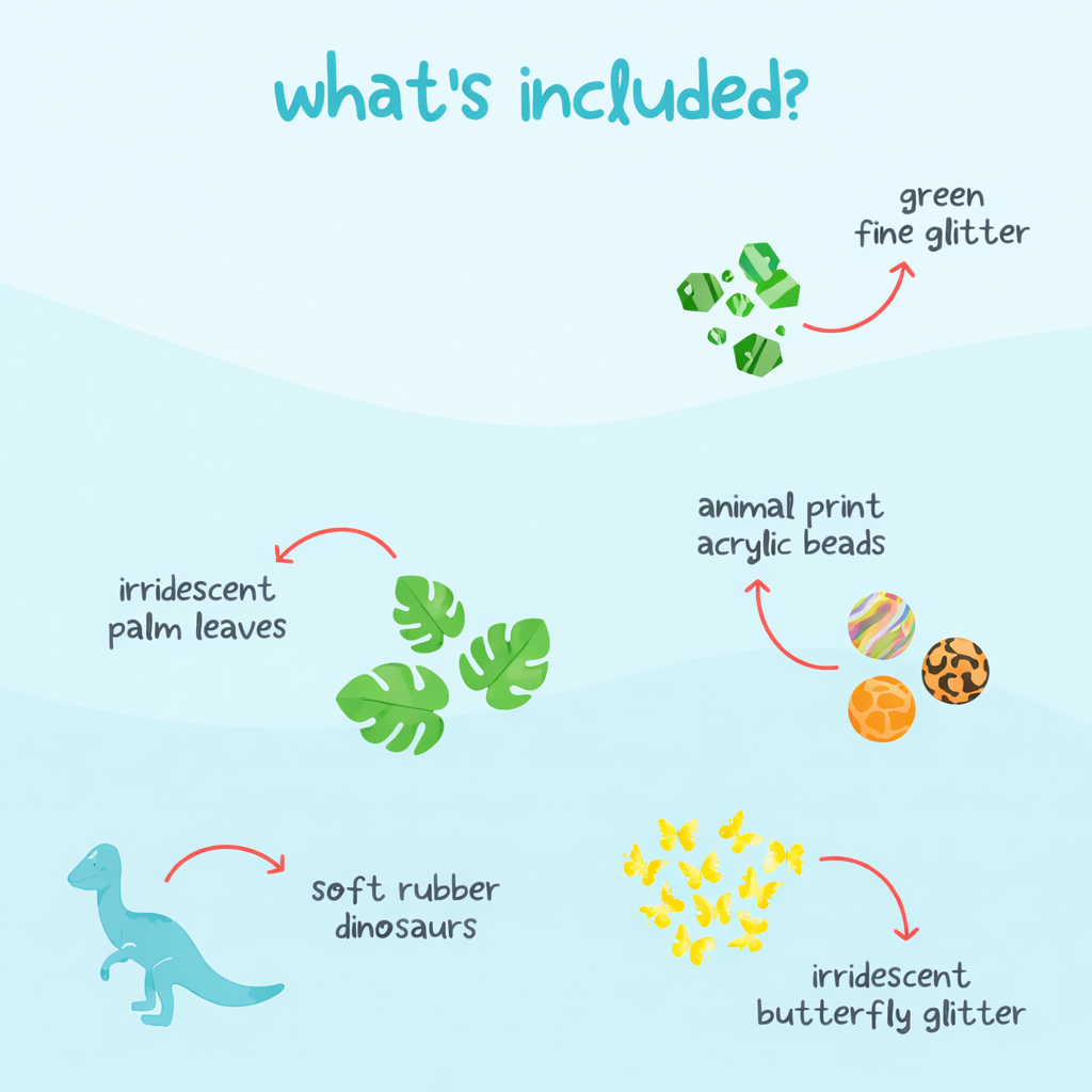 Glo Pals Maagilised sensoorsed purgilisandid, safari Glo Pals helendavad valguskuubikud - HellyK - Kvaliteetsed lasteriided, villariided, barefoot jalatsid