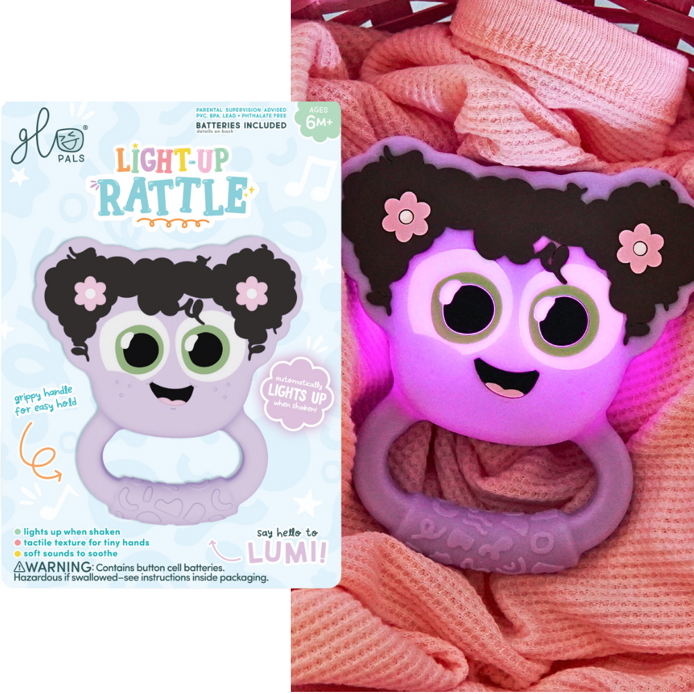 Glo Pals Pimedas helendav kõristi-närimisrõngas, liikumisega aktiveeritav – Lumi Glo Pals Pimedas helendav kõristi-närimisrõngas, liikumisega aktiveeritav – Lumi Beebimänguasjad - HellyK - Kvaliteetsed lasteriided, villariided, barefoot jalatsid