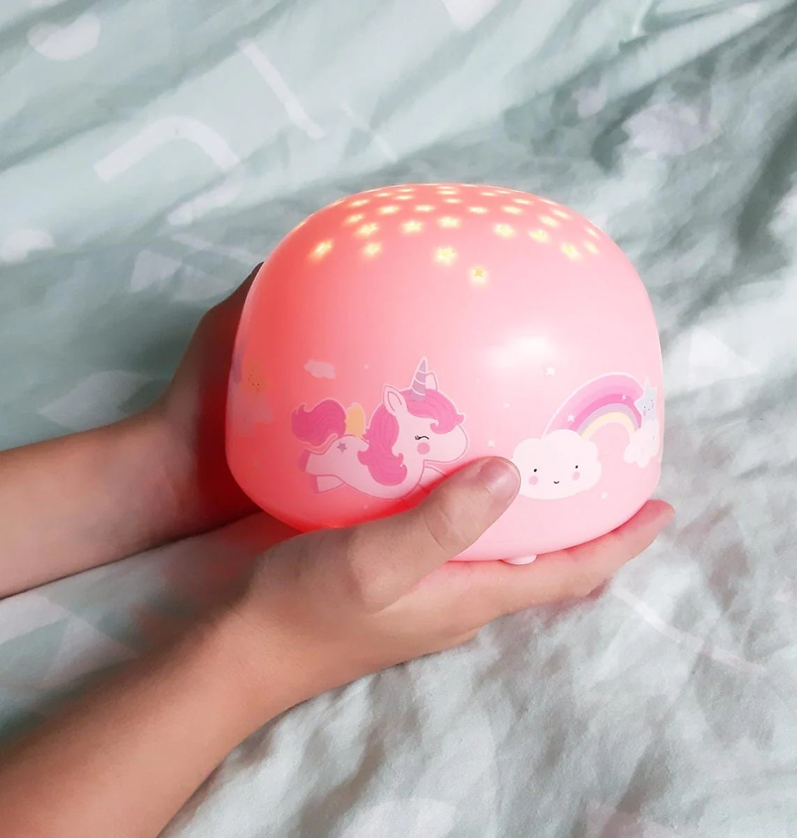 A Little Lovely Company projektor lamp, unicorn Lambid/öölambid/projektorid - HellyK - Kvaliteetsed lasteriided, villariided, barefoot jalatsid