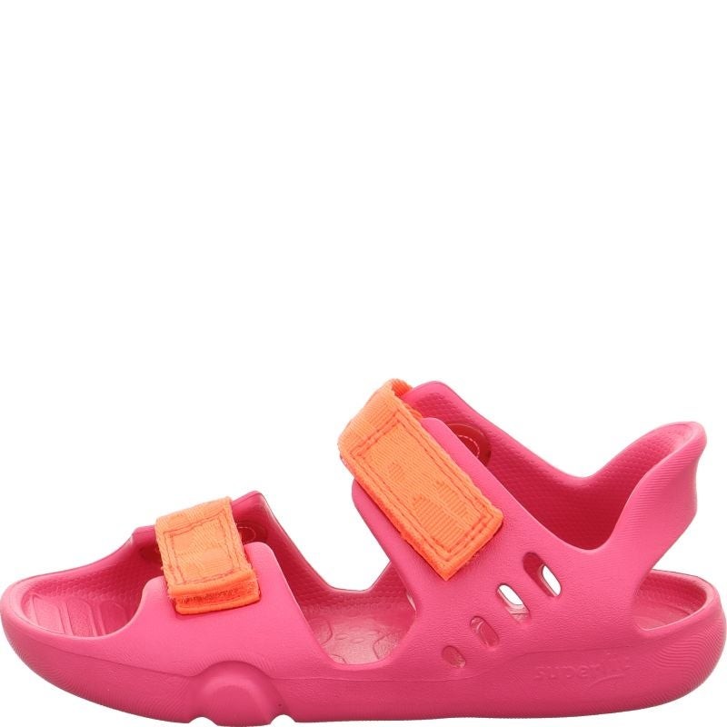 Superfit Splash-S sandaalid, roosa/oranž Laste barefoot-jalatsid - HellyK - Kvaliteetsed lasteriided, villariided, barefoot jalatsid