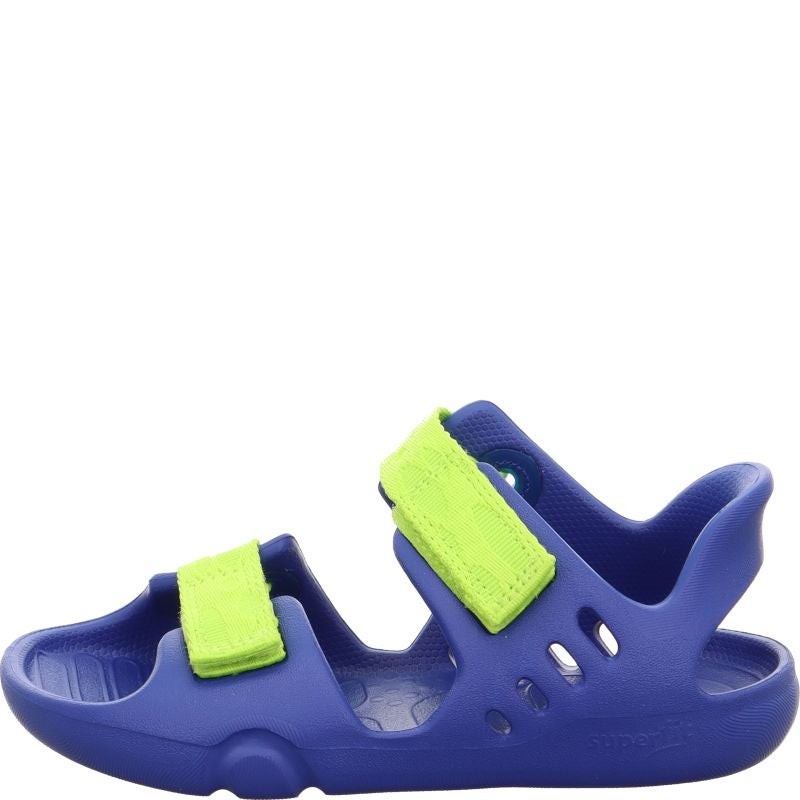 Superfit Splash-S sandaalid, sinine/heleroheline Laste barefoot-jalatsid - HellyK - Kvaliteetsed lasteriided, villariided, barefoot jalatsid