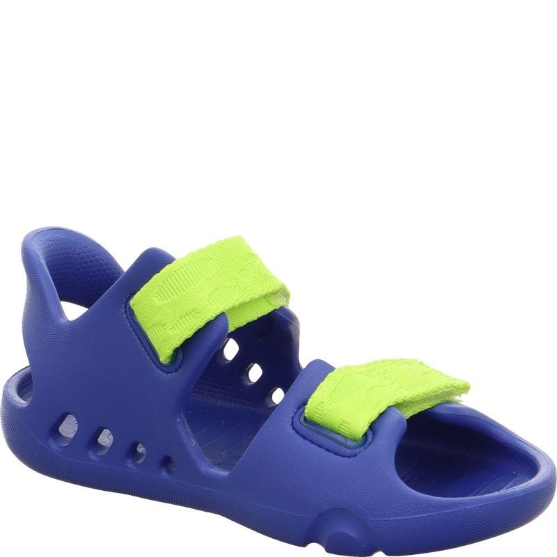 Superfit Splash-S sandaalid, sinine/heleroheline Laste barefoot-jalatsid - HellyK - Kvaliteetsed lasteriided, villariided, barefoot jalatsid