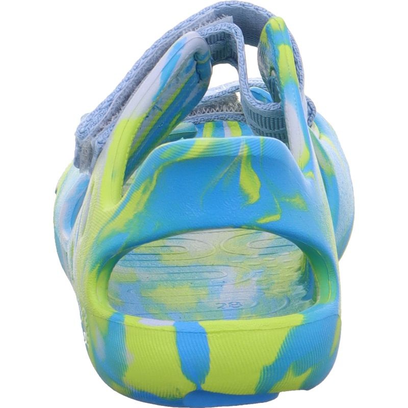 Superfit Splash-S sandaalid, türkiis/heleroheline Laste barefoot-jalatsid - HellyK - Kvaliteetsed lasteriided, villariided, barefoot jalatsid