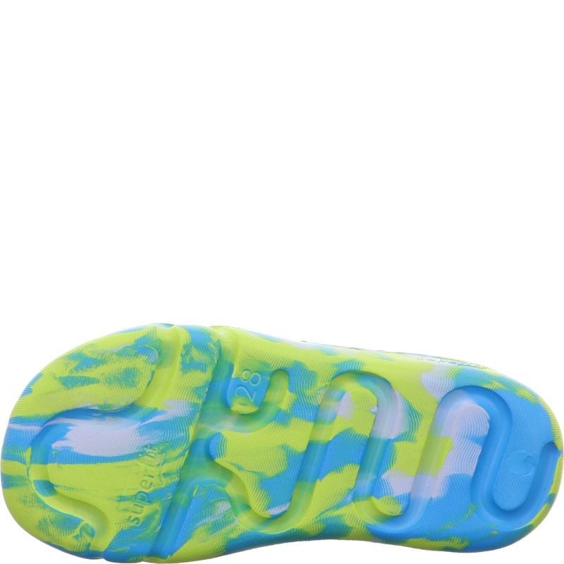 Superfit Splash-S sandaalid, türkiis/heleroheline Laste barefoot-jalatsid - HellyK - Kvaliteetsed lasteriided, villariided, barefoot jalatsid