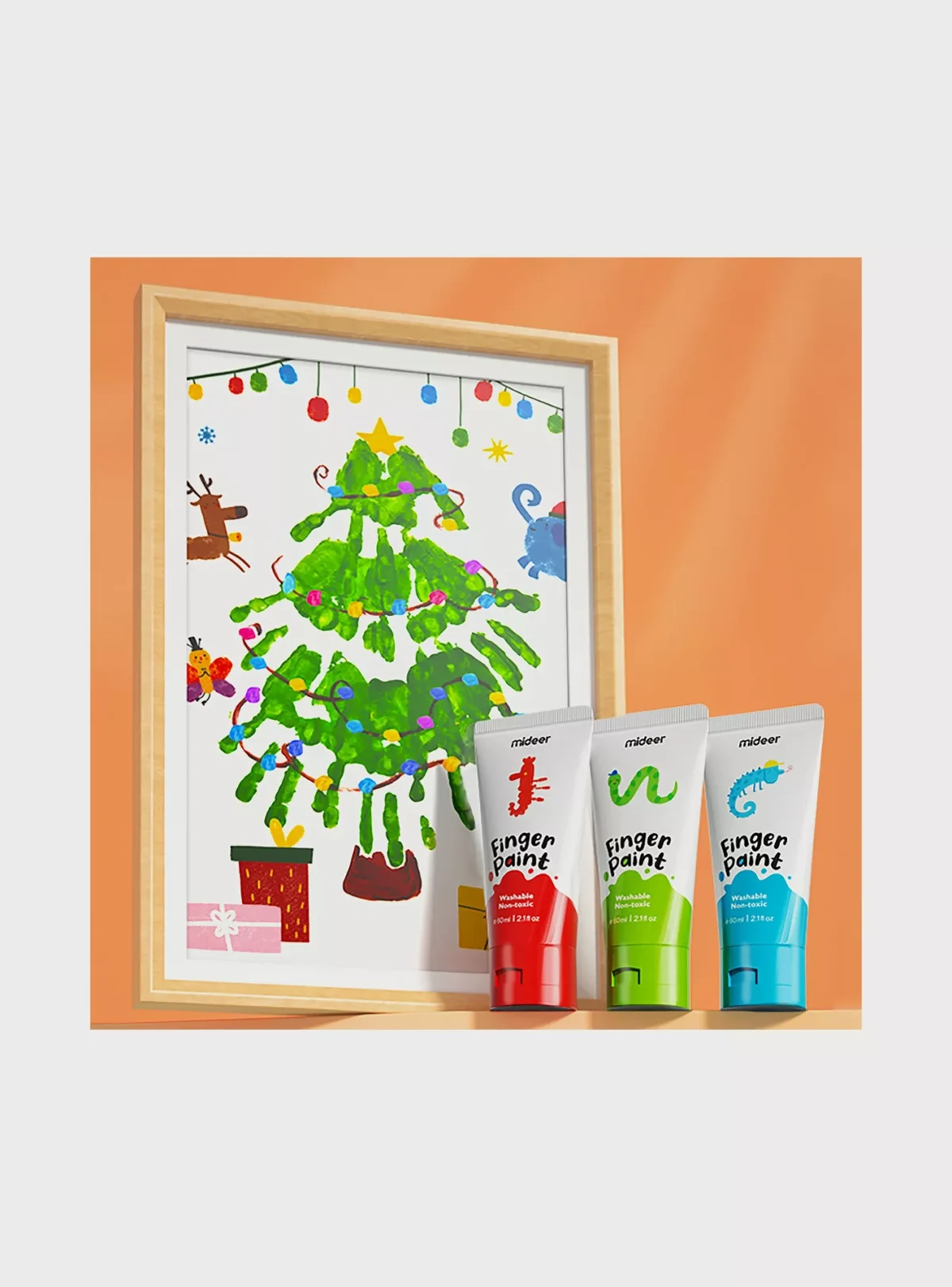 Mideer näpuvärvid, 6 värvi Mideer näpuvärvid, 6 värvi Joonistustarbed / meisterdamine / käsitöö - HellyK - Kvaliteetsed lasteriided, villariided, barefoot jalatsid