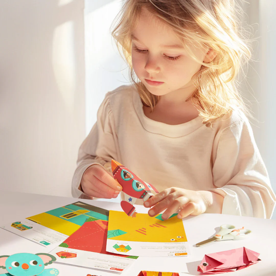 Mideer mõtlemismängude raamat, origami ülesanded 2.tase Joonistustarbed / meisterdamine / käsitöö - HellyK - Kvaliteetsed lasteriided, villariided, barefoot jalatsid