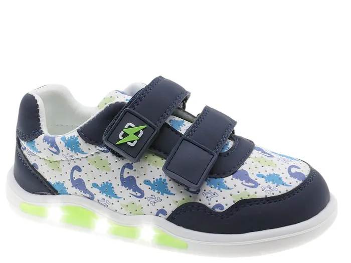 Beppi vilkuva tallaga tossud, navy blue Kevad/sügis - HellyK - Kvaliteetsed lasteriided, villariided, barefoot jalatsid