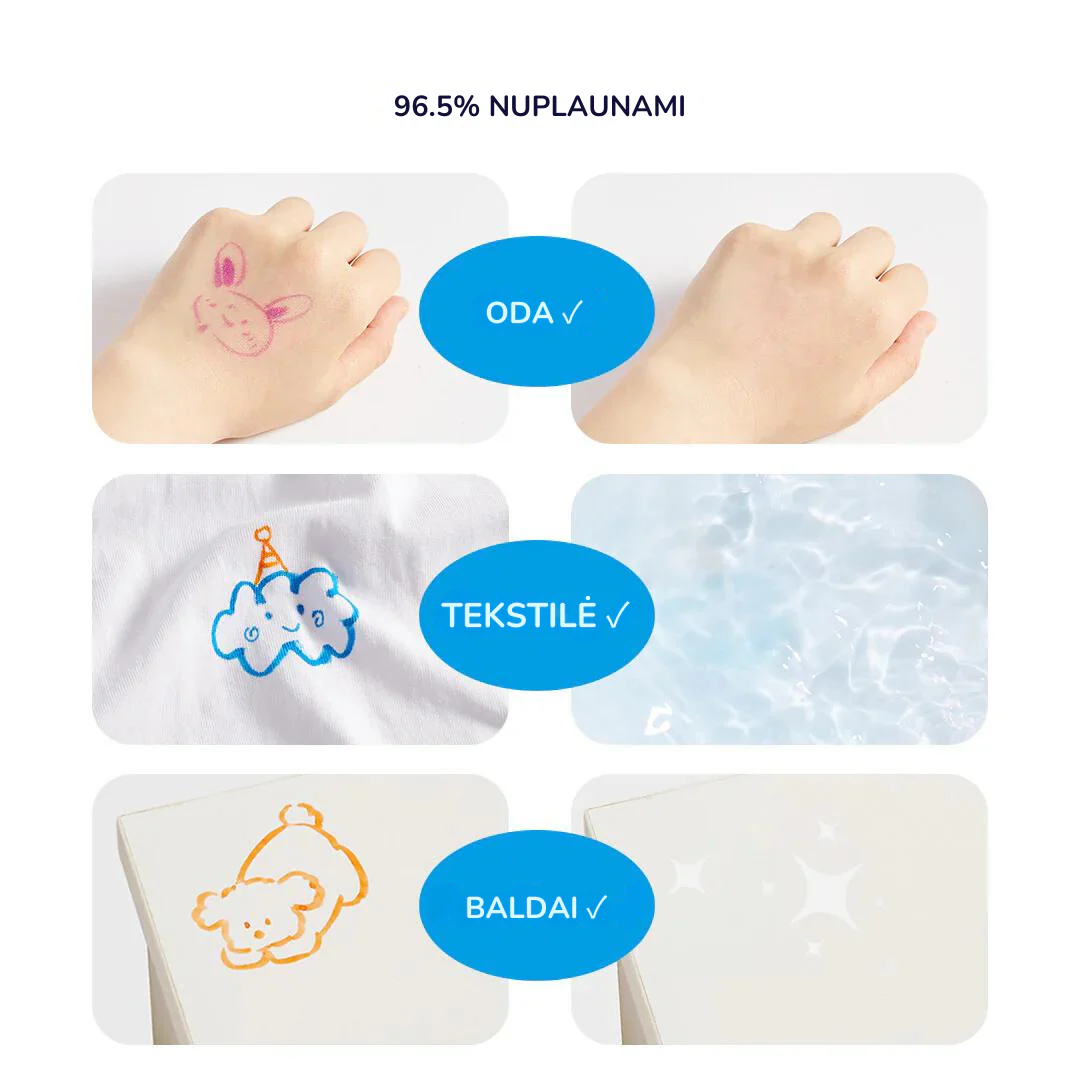 Mideer kahepoolsete pestavate markerite komplekt, 36 värvi Mideer kahepoolsete pestavate markerite komplekt, 36 värvi Joonistustarbed / meisterdamine / käsitöö - HellyK - Kvaliteetsed lasteriided, villariided, barefoot jalatsid