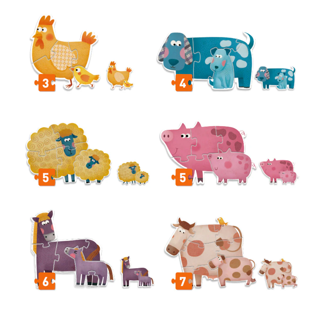 Mideer kaasaskantav pusle, ema ja laps Mänguasjad - HellyK - Kvaliteetsed lasteriided, villariided, barefoot jalatsid