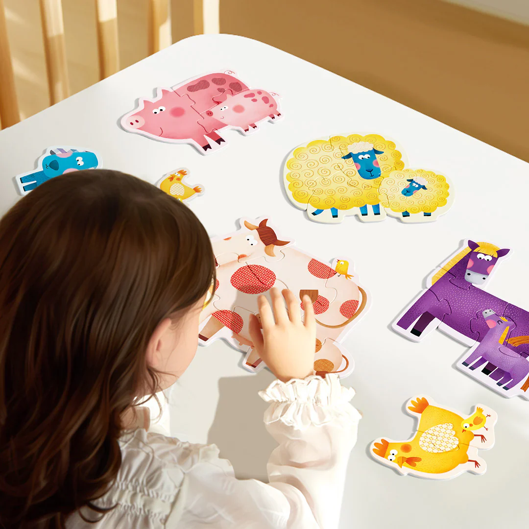 Mideer kaasaskantav pusle, ema ja laps Mänguasjad - HellyK - Kvaliteetsed lasteriided, villariided, barefoot jalatsid