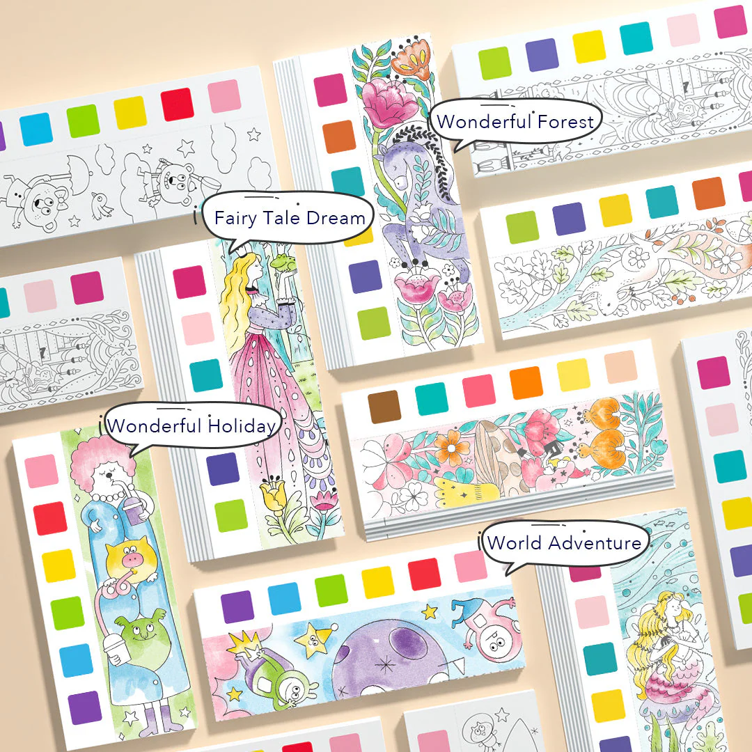 Mideer akvarellmaalikomplekt, nõiutud aed Joonistustarbed / meisterdamine / käsitöö - HellyK - Kvaliteetsed lasteriided, villariided, barefoot jalatsid