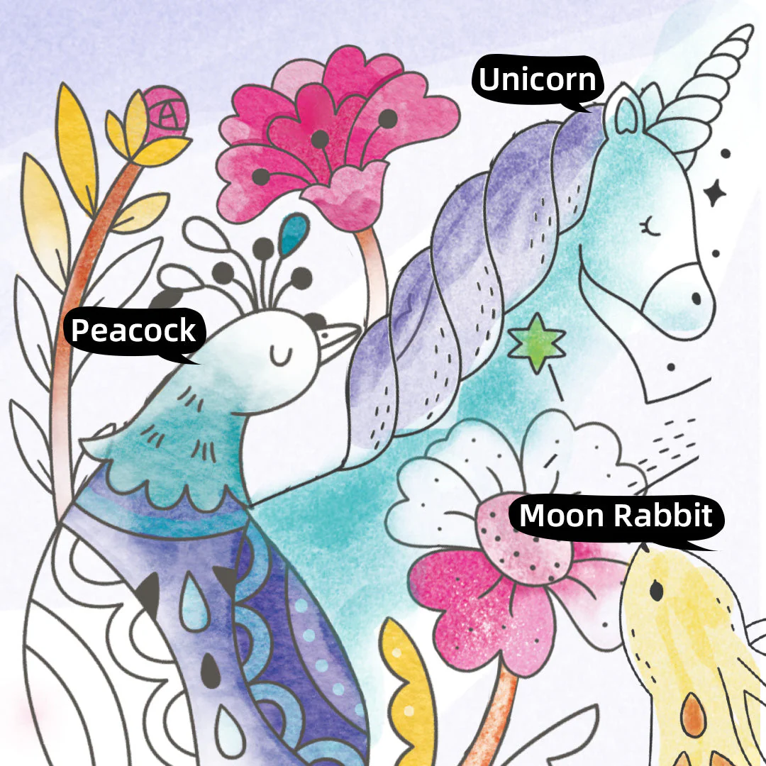 Mideer akvarellmaalikomplekt, imeline mets Joonistustarbed / meisterdamine / käsitöö - HellyK - Kvaliteetsed lasteriided, villariided, barefoot jalatsid