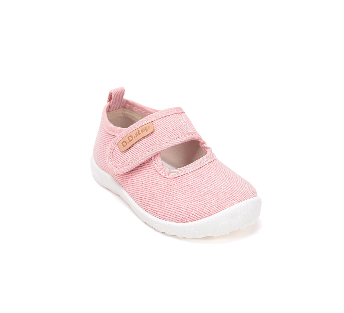 D.D.Step puuvillasest kangast sisejalatsid, baby pink 086 D.D.Step puuvillasest kangast sisejalatsid, baby pink 086 D.D.Step - HellyK - Kvaliteetsed lasteriided, villariided, barefoot jalatsid